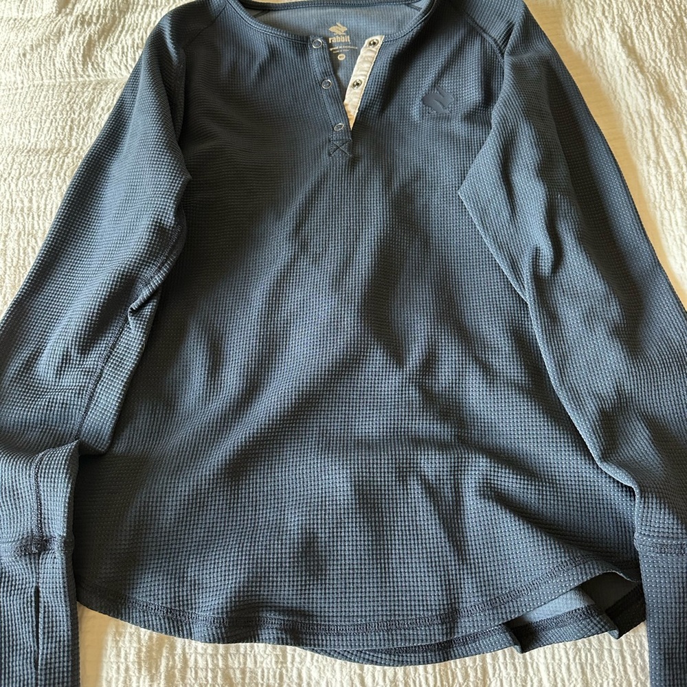 Blue long sleeve shirt